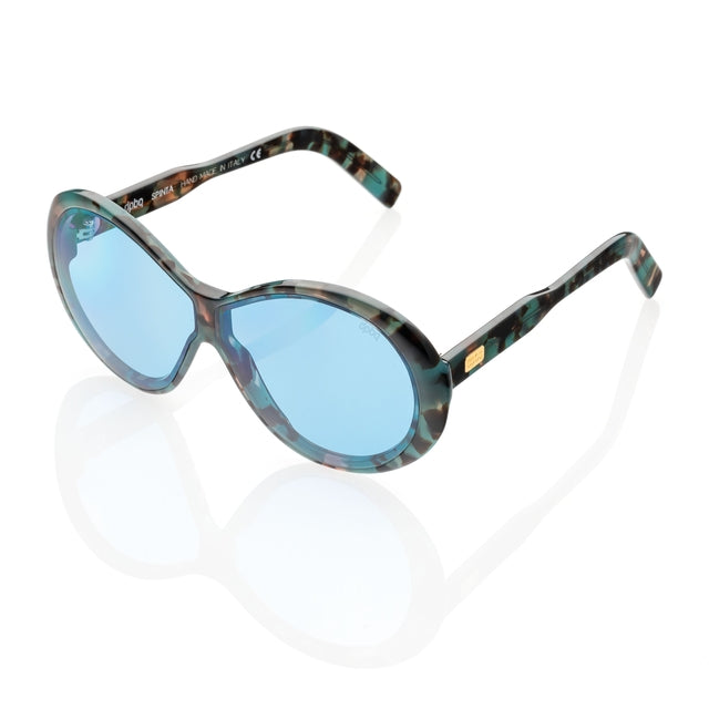 DP69 SPINTA DPS148-03 Women's Full-Rimmed Blue Oval Acetate Glasses - Stylish & Comfortable Eyewear