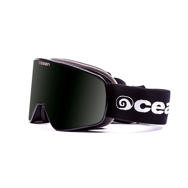 OCEAN GLASSES ASPEN YH3801.3 unisex full-rim black warp frame sunglasses, ideal for outdoor sports and travel adventures.