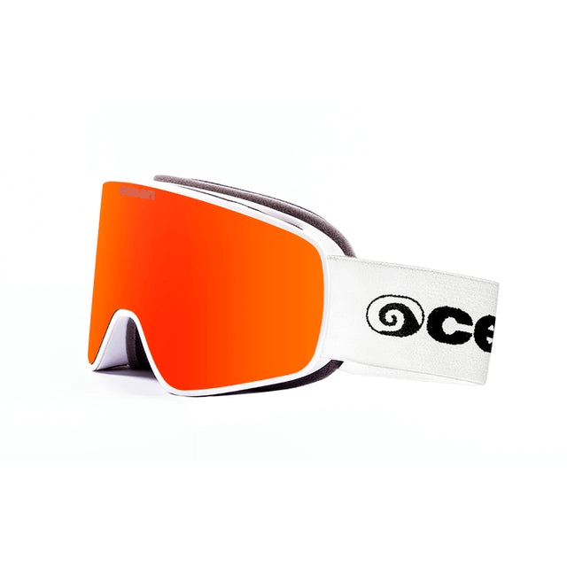 OCEAN GLASSES outdoor red mirrored goggles, perfect for sport and adventure activities with stylish design.