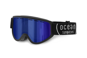 Stylish Full-Rimmed Ocean Glasses ICE YH5551.2 - Unisex Black Acetate Warp Frame