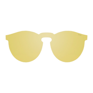 OCEAN GLASSES LONGBEACH 22.5N - Round Full-Rimmed Yellow Sunglasses