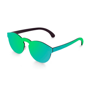 OCEAN GLASSES LONGBEACH 22.6N - Unisex Green Round Sunglasses