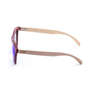 OCEAN GLASSES SEA WOOD 57002.3 - Round Brown Full-Rimmed Unisex Sunglasses