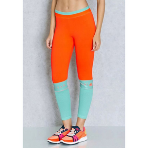 Adidas by Stella McCartney Women's Long Leggings - CLIMALITE Fabric & Mesh Panels, Perfect for Sport & Everyday