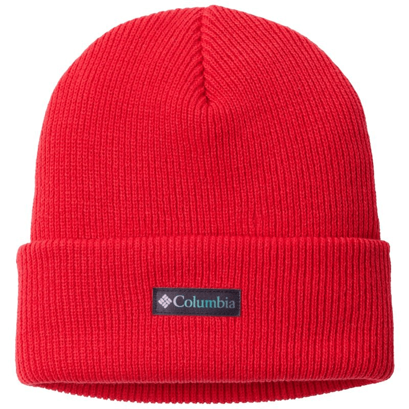 Columbia Whirlibird Cuffed Beanie - Stylish & Warm Winter Cap for Men and Women - Red