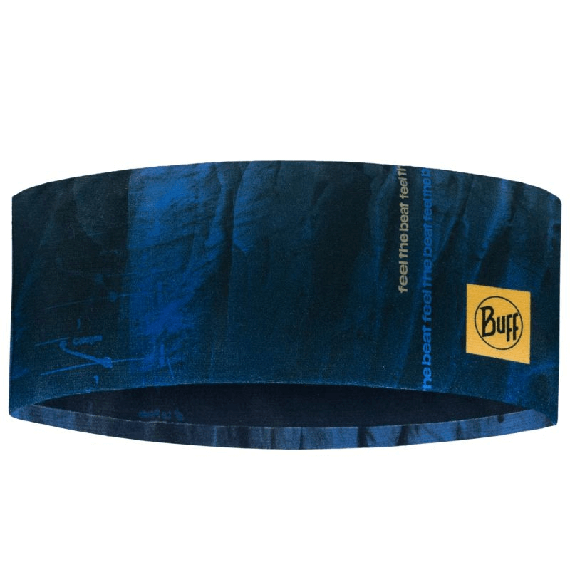 Buff CoolNet UV Wide Headband for Women and Men - Flexible, Breathable, UV Protection - Navy