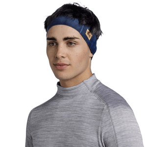 Buff CoolNet UV Wide Headband for Women and Men - Flexible, Breathable, UV Protection - Navy