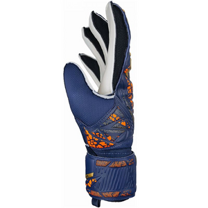 Reusch Attrakt Solid Jr Goalkeeper Gloves - Navy Blue | Junior Size | Superior Protection & Grip - Revlando -  