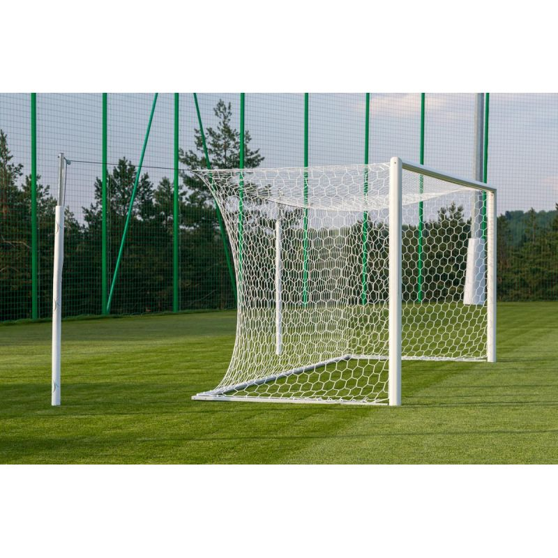 Yakima Premium Goal Net 7.32 x 2.44 m - Durable Knotless Polyamide Soccer Net for Professional Use