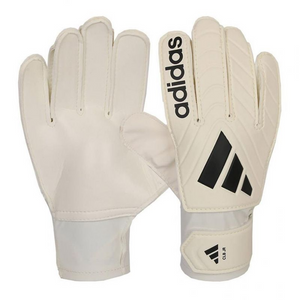 Adidas Copa Club Jr Goalkeeper Gloves for Kids – Premium Latex Palm, Soft Grip Foam – White