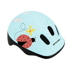 Casco de bicicleta para niños Spokey Fun Jr: liviano, ajustable y ventilado para mayor seguridad y comodidad