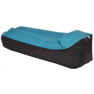 Enero Lazy Bag Inflatable Sofa - Ultimate Outdoor Relaxation, Easy Set-Up, Durable Material, Blue-Black