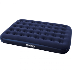 Bestway Double Velor Mattress 191x137x22cm - Extra Comfort & Durability for Indoor & Outdoor Use