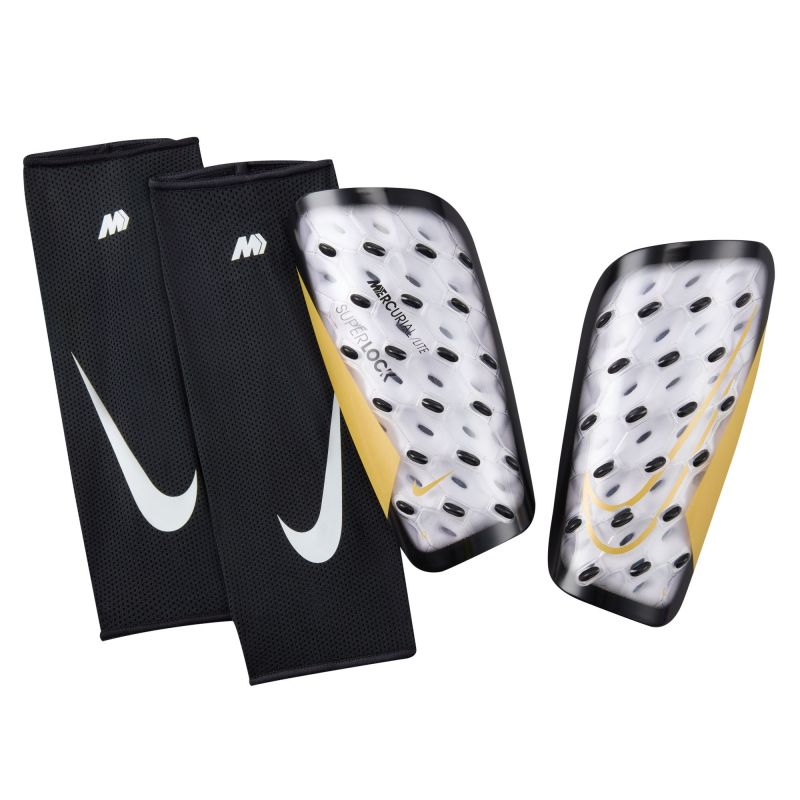 Nike Mercurial Lite SuperLock Football Shin Guards - Lightweight, Durable & Secure