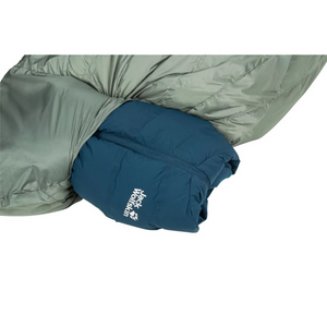 Jack Wolfskin Saco de dormir Athmos Down +5, 195 cm - Materiales de alta calidad, forma de momia, verde