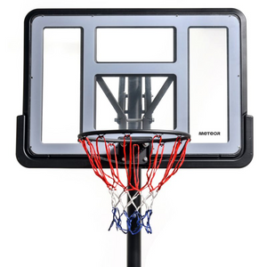 Meteor Chicago 21 Basketball Set - Adjustable Height, Durable, Weather-Resistant