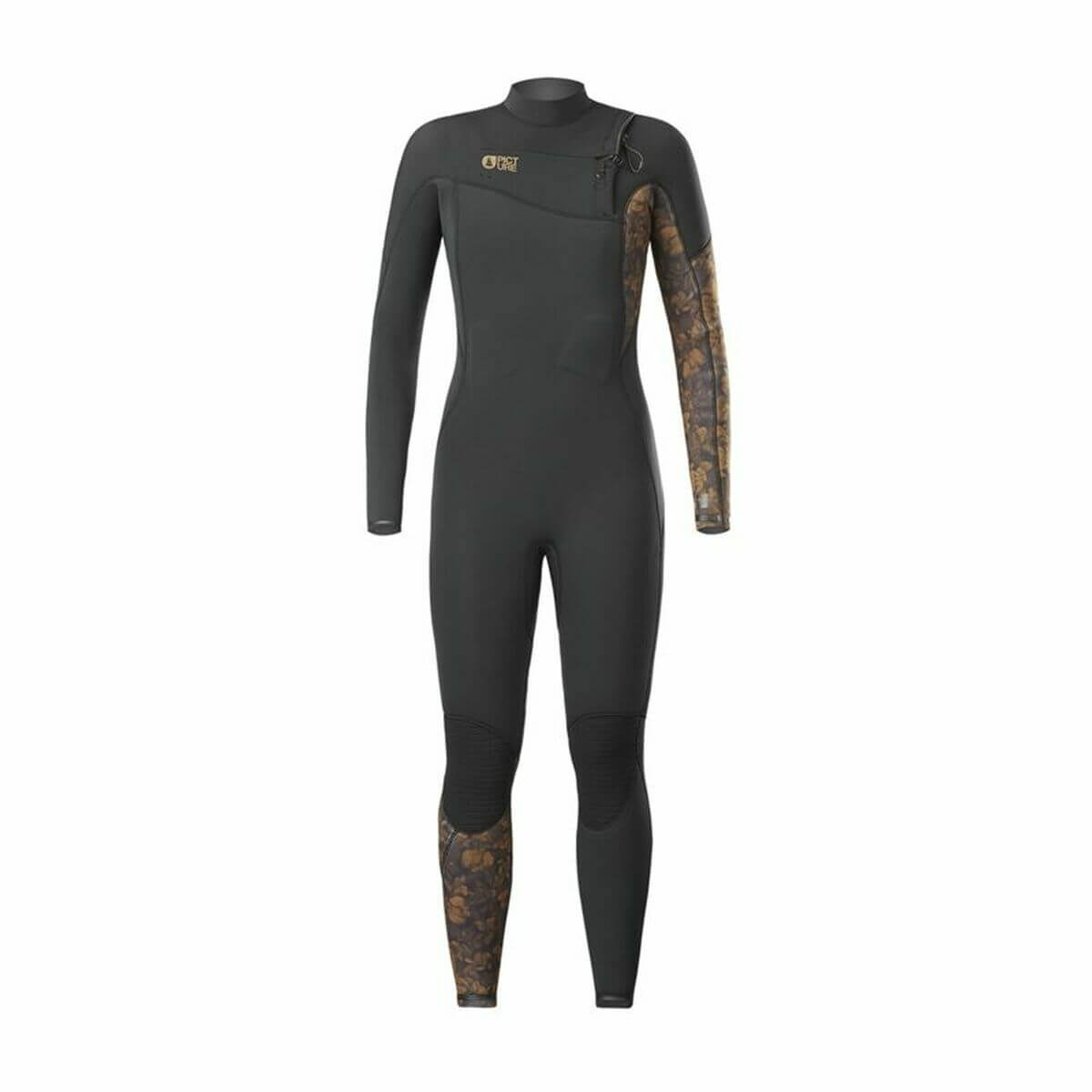 Neoprene wetsuit for ladies in black, perfect for outdoor sports and adventures, available at revlando.com.