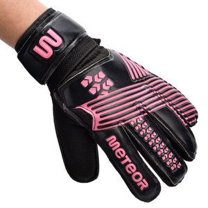 Meteor Catch Jr 16590 Goalkeeper Gloves - Youth Size 4, Optimal Grip & Protection