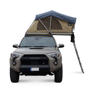 Offlander Soft Roof Tent - Ultimate Waterproof Adventure Gear for 2-Person Camping with Convenient Telescopic Ladder