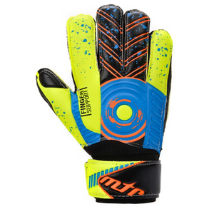 Guantes de portero Meteor Defense Jr - Talla 6 | Agarre de alta calidad para todo tipo de clima, soporte mejorado para los dedos