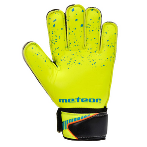 Meteor Defense Jr Goalkeeper Gloves - Size 6 | High-Quality, All-Weather Grip, Enhanced Finger Support