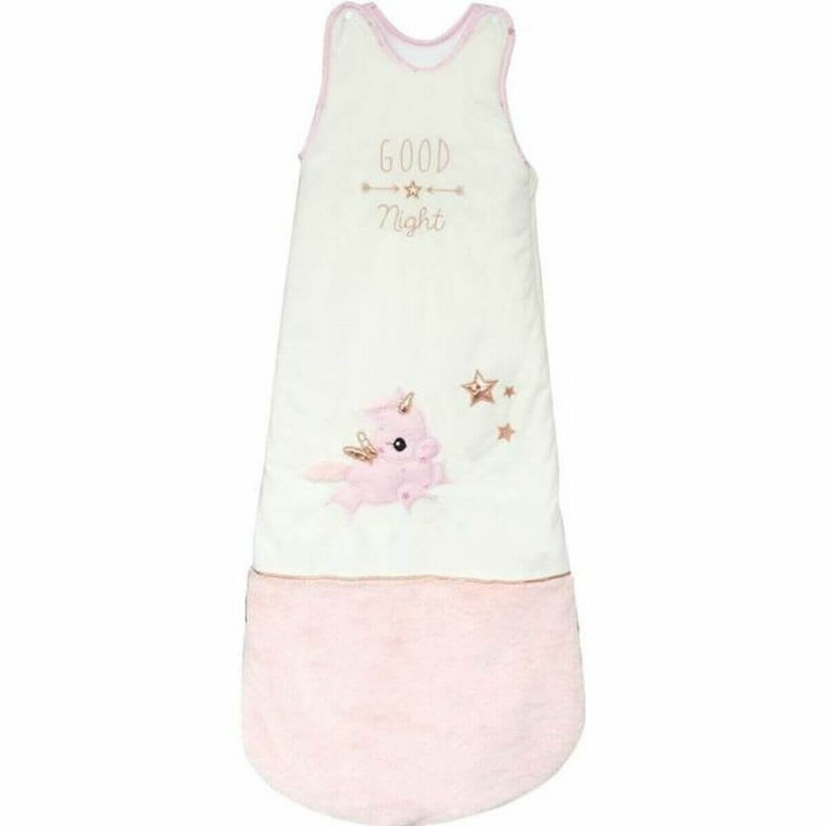 Sleeping Bag Domiva Jolly for 6-36 months, featuring a cute unicorn design, perfect for outdoor adventures and camping.