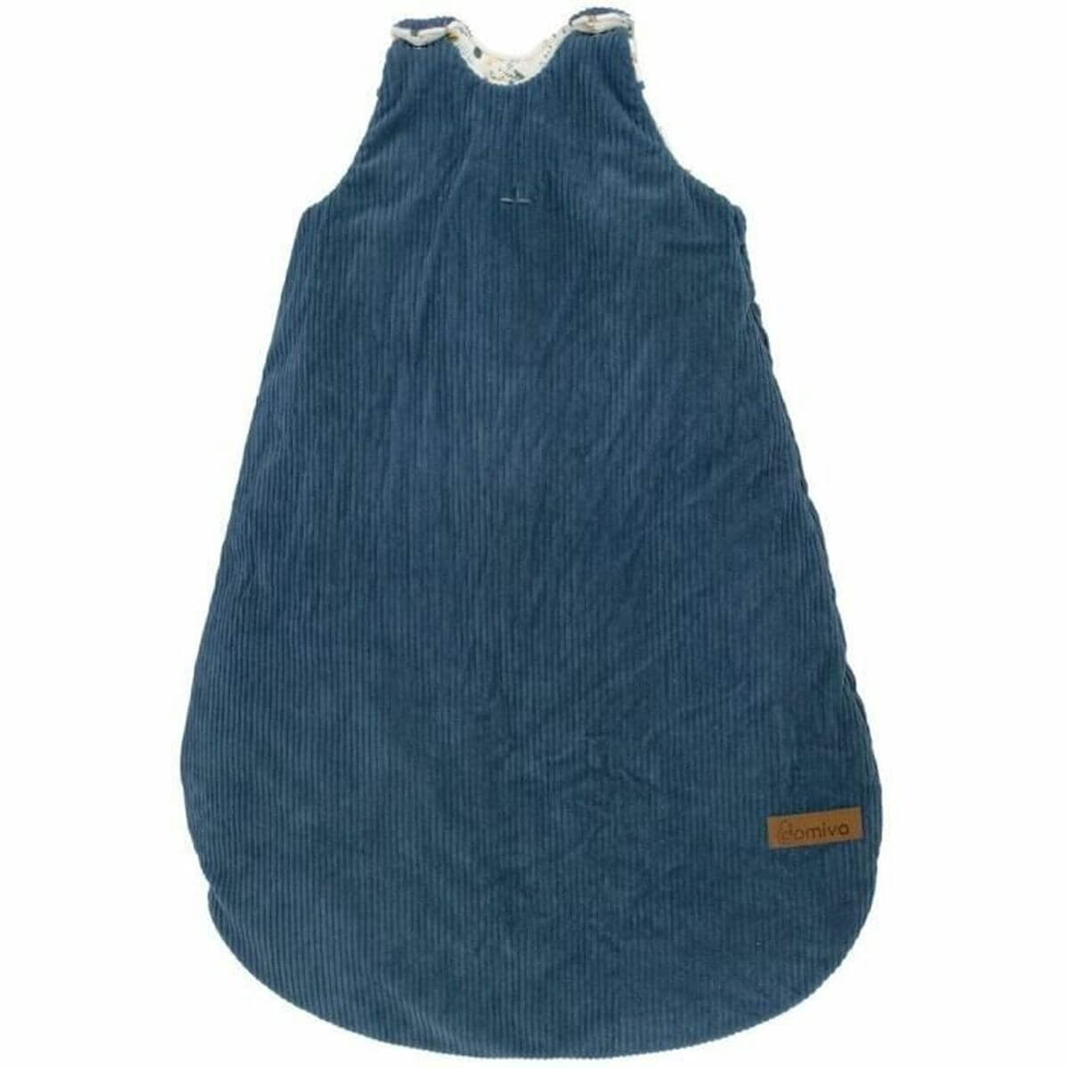 Domiva Sleeping Bag AU FIL DE L'EAU in blue, perfect for outdoor adventures and camping for children.