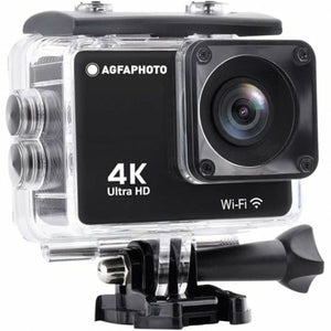 Agfa AC9000BK Sports Camera in 4K Ultra HD, perfect for outdoor adventures and camping. Available at revlando.com.