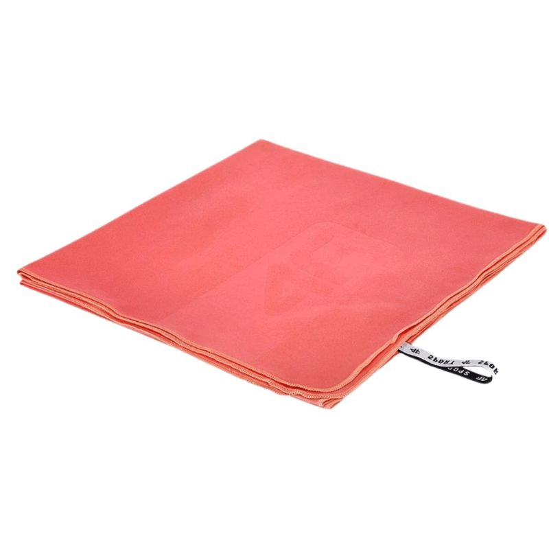 Quick-drying soft microfiber towel in orange, ideal for travel, gym, pool, and outdoor adventures, measuring 65x90 cm.