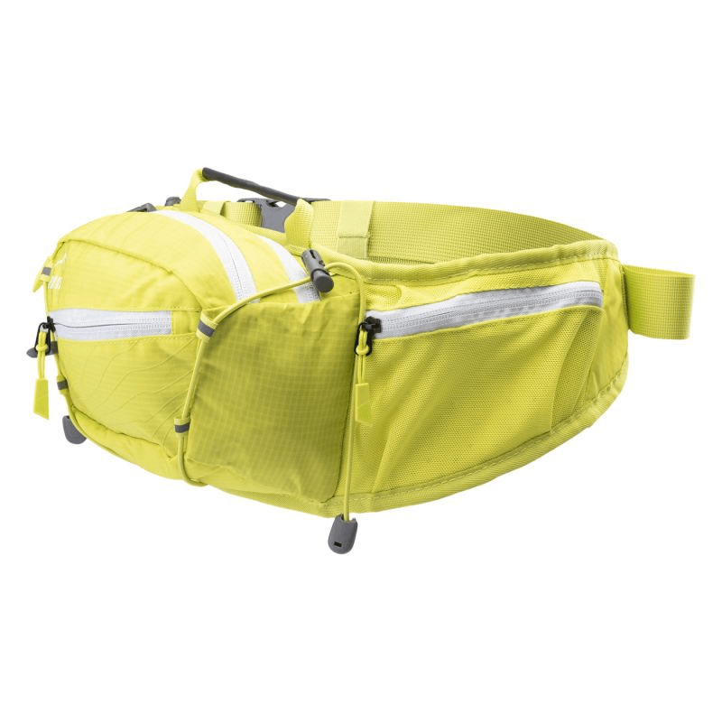 Elbrus Quix Hipbelt Waist Bag - Stylish, Adjustable, Multi-Compartment, Bright Yellow