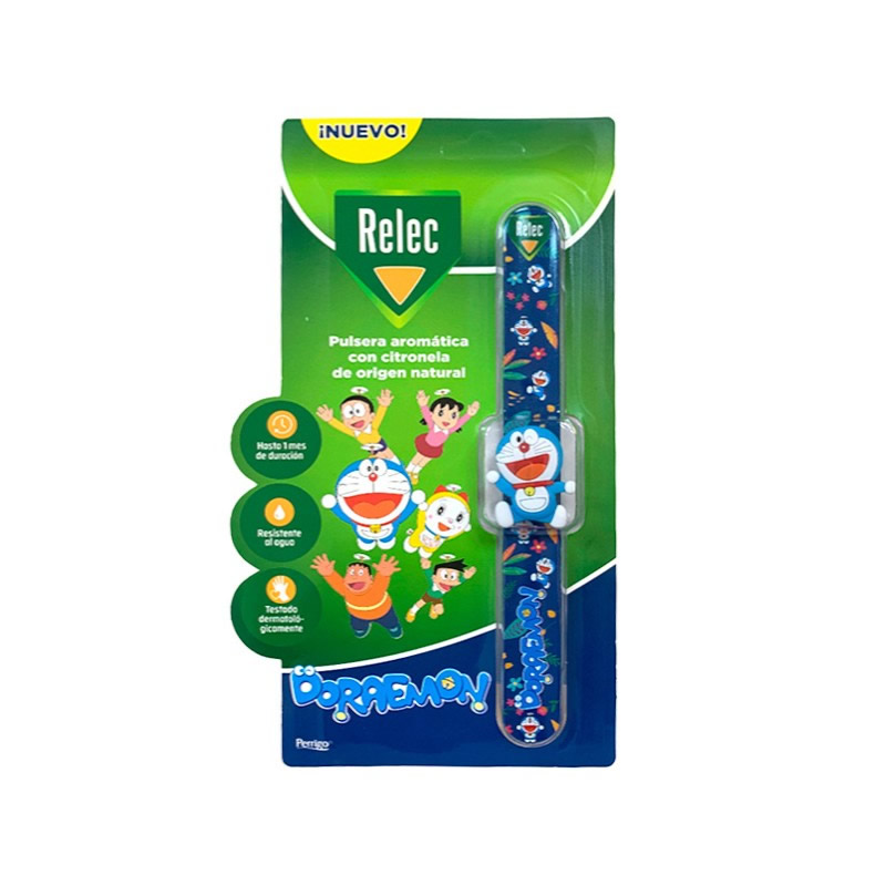Relec Doraemon Anti-Mosquito Bracelet - Fun and Effective Protection for Kids