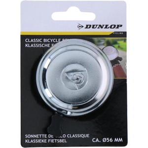 Dunlop Classic 56 mm Bicycle Bell- Loud, Durable & Easy to Install for Ultimate Cycling Safety