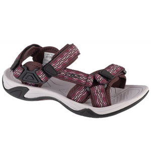 CMP Hamal Women's Hiking Sandal - Versatile Velcro Straps, Comfy Rubber Sole, Elegant Claret