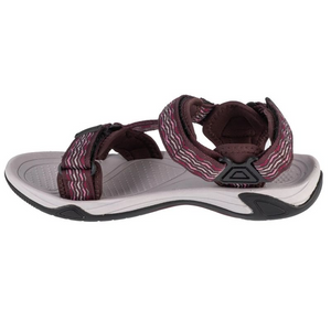 CMP Hamal Women's Hiking Sandal - Versatile Velcro Straps, Comfy Rubber Sole, Elegant Claret