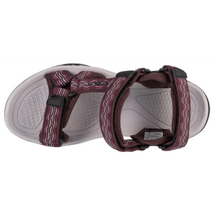 CMP Hamal Women's Hiking Sandal - Versatile Velcro Straps, Comfy Rubber Sole, Elegant Claret