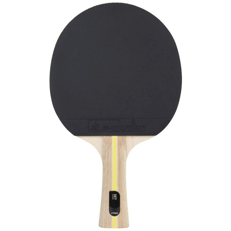 Stiga Set Sonic Table Tennis Rackets - Premium 5-Ply Board, ITTF Approved, Beginner Friendly - Includes 2 Rackets and 3 Balls