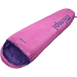 Saco de dormir Meteor Mimpi Jr 16941 - Rosa y Morado | Durable, aislado y cómodo