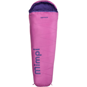 Saco de dormir Meteor Mimpi Jr 16941 - Rosa y Morado | Durable, aislado y cómodo