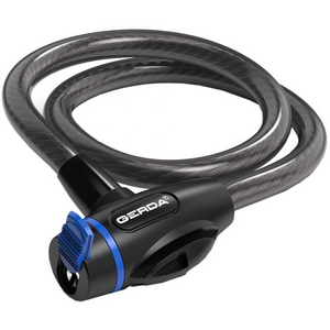 Gerda Flex 650/12T Heavy-Duty Bicycle Lock with PVC Cover - Ultimate Bike Security