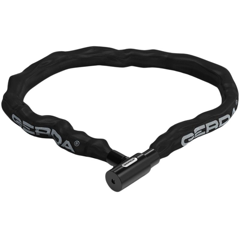 Gerda Contra 1200/8V Bicycle Chain Lock - Reinforced Steel, Anti-Theft Protection, 120cm Length