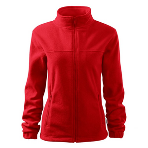 Rimeck Women's Red Fleece Jacket - Warm, Anti-Pilling, Stylish & Durable