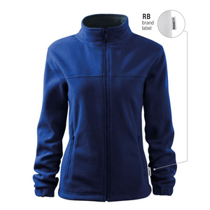 Rimeck Women's Fleece Jacket - Dark Blue, Anti-Pilling, Insulating, Adjustable Hem | Stylish & Functional Outerwear