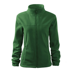 Chaqueta polar verde Rimeck para mujer: antibolitas, aislante y de ajuste elegante