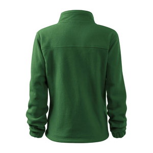 Chaqueta polar verde Rimeck para mujer: antibolitas, aislante y de ajuste elegante