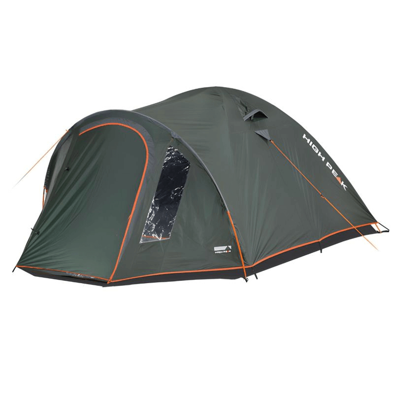 High Peak Nevada 3.1 Tent in green, designed for outdoor adventures, spacious for 3 people, with UV protection and water resistance.