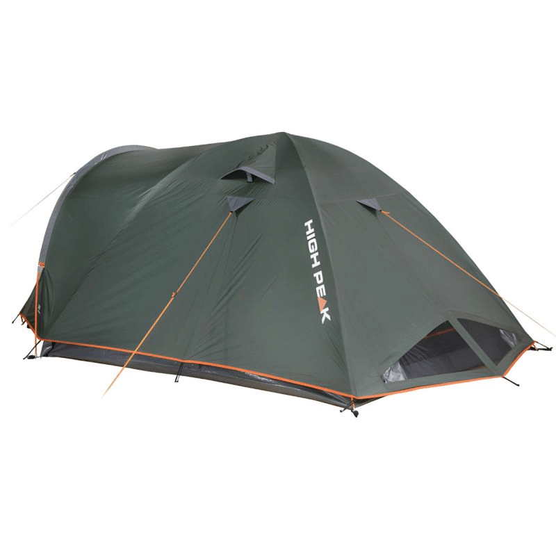 High Peak Nevada 3.1 tent in green, ideal for outdoor adventures and accommodating up to 3 people.