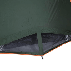 Close-up of High Peak Tessin 4.1 Tent showing door and ventilation features for outdoor adventure and travel.