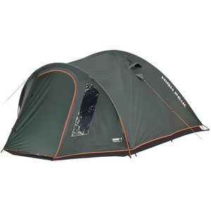 High Peak Nevada 4.1 Tent in green, spacious 4-person camping tent with advanced ventilation, ideal for outdoor adventures.