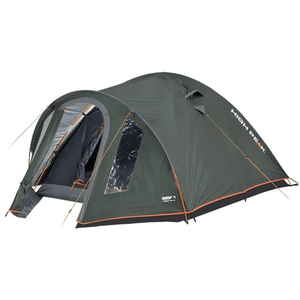 High Peak Nevada 4.1 Tent in green, spacious 4-person camping tent with advanced ventilation for outdoor adventures.