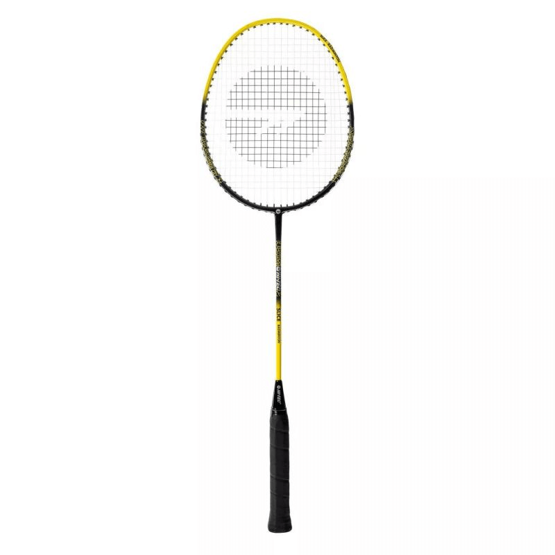 Hi-tec Slice Badminton Racket showcasing lightweight design, ideal for outdoor sports and adventures. Perfect for all skill levels.